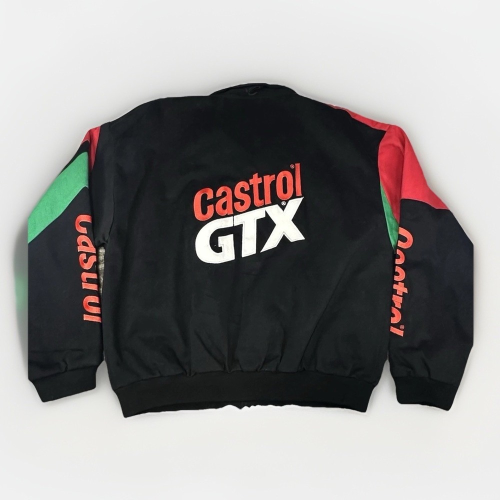 Vintage Castrol GTX Casey Atwood RNHRA  Racing Jacket Men's L‎ 90s NASCAR - Picture 10 of 12